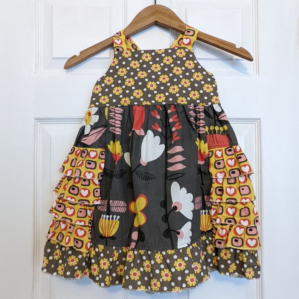 Jelly the Pug Indian Summer Heather Dress 3T